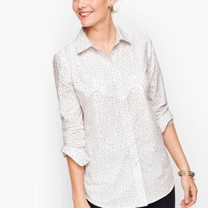 Talbots Classic Cotton Shirt - Twinkle Hearts